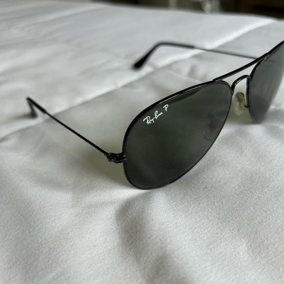 Black aviator ray bans polarized - Picture 2 of 3